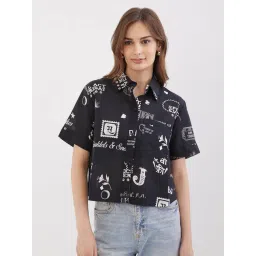 Spykar Black Relaxed Fit Shirt-picture-28