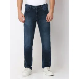 Spykar Blue Cotton Comfort Fit Jeans-picture-35