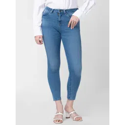Spykar Blue Cotton Mid Rise Jeans-picture-23