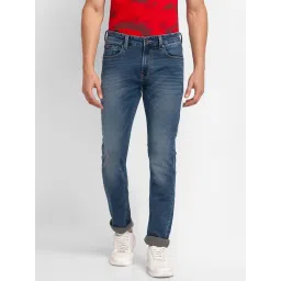 Spykar Blue Cotton Regular Fit Jeans-picture-29