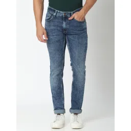 Spykar Blue Cotton Regular Fit Jeans-picture-46