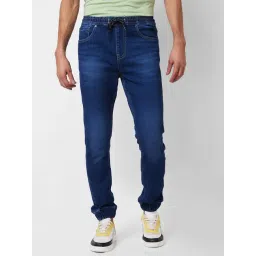 Spykar Blue Cotton Regular Fit Jeans-picture-39