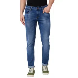 Spykar Blue Cotton Skinny Fit Jeans-picture-30