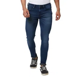 Spykar Blue Cotton Skinny Fit Jeans-picture-39