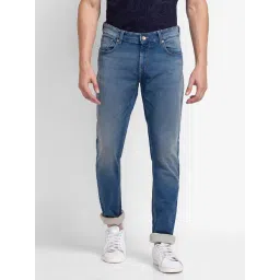 Spykar Blue Cotton Skinny Fit Jeans-picture-42