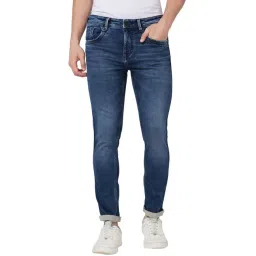 Spykar Blue Cotton Skinny Fit Jeans-picture-35