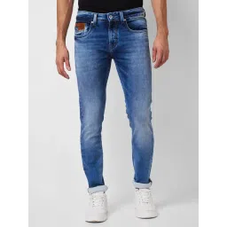 Spykar Blue Cotton Skinny Fit Jeans-picture-17