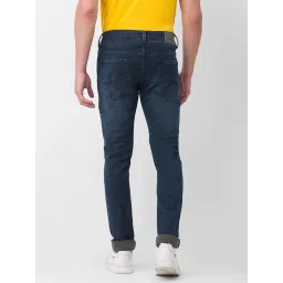 Spykar Blue Cotton Skinny Fit Jeans image 2