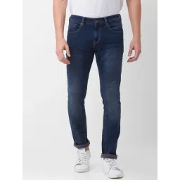 Spykar Blue Cotton Slim Fit Jeans-picture-44