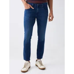 Spykar Blue Cotton Slim Fit Jeans-picture-41