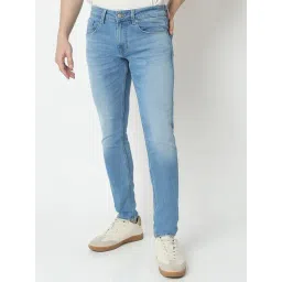 Spykar Blue Cotton Slim Fit Jeans-picture-23