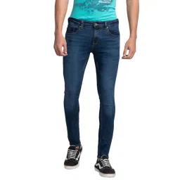 Spykar Blue Cotton Slim Fit Jeans-picture-21