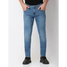 Spykar Blue Cotton Slim Fit Jeans-picture-24