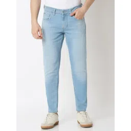 Spykar Blue Cotton Slim Fit Jeans-picture-33