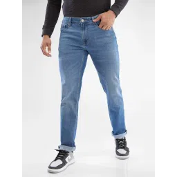 Spykar Blue Regular Fit Jeans-picture-14
