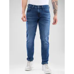 Spykar Blue Slim Fit Jeans-picture-37