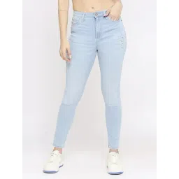 Spykar Blue Super Skinny Fit High Rise Jeans-picture-45