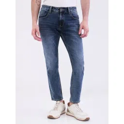 Spykar Bluish Grey Cotton Slim Fit Jeans-picture-29