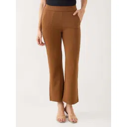 Spykar Brown Flaired Fit Trackpants-picture-17