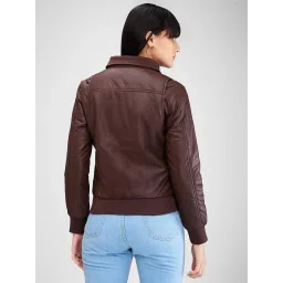 Spykar Brown Regular Fit Jacket image 2
