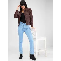 Spykar Brown Regular Fit Jacket image 4