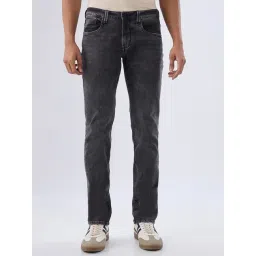 Spykar Carbon Black Cotton Regular Fit Jeans-picture-25