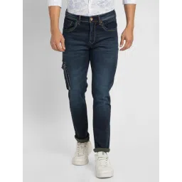 Spykar Dark Blue Comfort Fit High Rise Jeans-picture-21