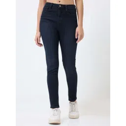 Spykar Dark Blue Cotton Super Skinny Jeans-picture-27
