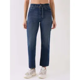 Spykar Dark Indigo Cotton Straight Fit Jeans-picture-28