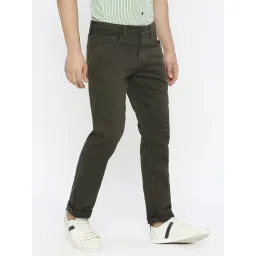 Spykar Dark OliveComfort Fit Jeans image 4