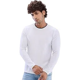 spykar Full Sleeve Regular Solid Black Sweater for Men-picture-17