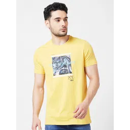 SPYKAR Graphic Printed Slim Fit Cotton T-Shirt-picture-11