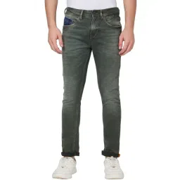Spykar Green Cotton Skinny Fit Jeans-image-25
