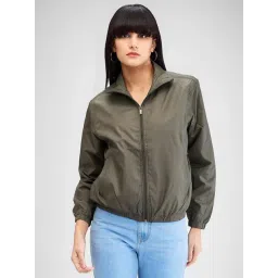 Spykar Green Relaxed Fit Jacket-picture-41