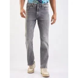 Spykar Grey Cotton Regular Fit Jeans-picture-17