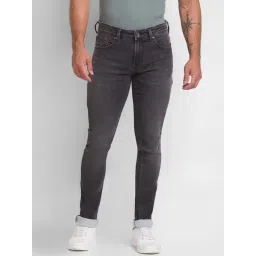Spykar Grey Cotton Slim Fit Jeans-picture-14