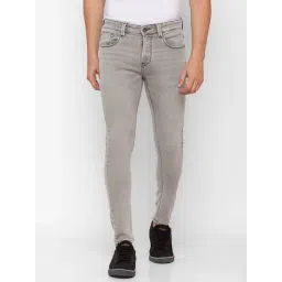 Spykar Grey Cotton Slim Fit Jeans-picture-44