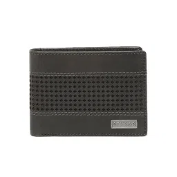 Spykar Grey Perforated Leather Bi-Fold Wallet for Men-picture-22