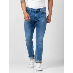 Spykar Light Blue Cotton Comfort Fit Jeans-picture-26