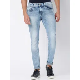 Spykar Light Blue Slim Fit Low Rise Jeans-picture-48