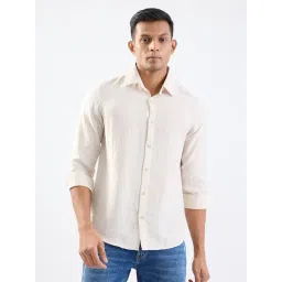 Spykar Light Fawn Regular Fit Shirt-picture-30