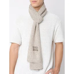 SPYKAR Men Acrylic Woolen Camel Muffler image 2