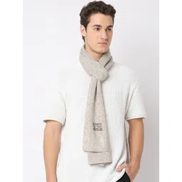 SPYKAR Men Acrylic Woolen Camel Muffler image 1