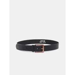 SPYKAR Men Black Leather Belt-picture-15