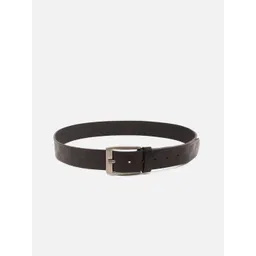 SPYKAR Men Black Leather Belt image 1