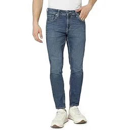 spykar Men Blue Slim Fit Mid-Rise Casual Jeans-picture-32