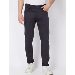 SPYKAR Men Clean Look Slim Fit Narrow Low-Rise Stretchable Jeans-picture-16