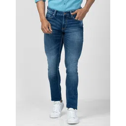 SPYKAR Men Cotton Slim Fit Low-Rise Heavy Fade Jeans-picture-39