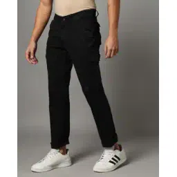 spykar Men Flat-Front Regular Fit Cargo Pants-picture-14