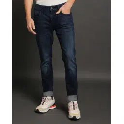 spykar Men Low-Rise Mid-Wash Slim Fit Jeans-picture-13